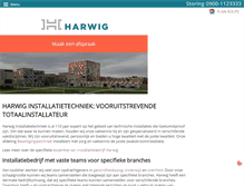 Tablet Screenshot of harwig.nl
